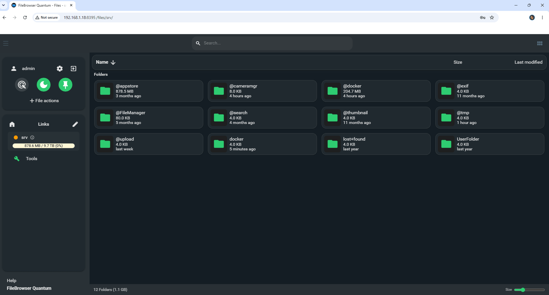 FileBrowser Quantum Synology NAS Set up 8
