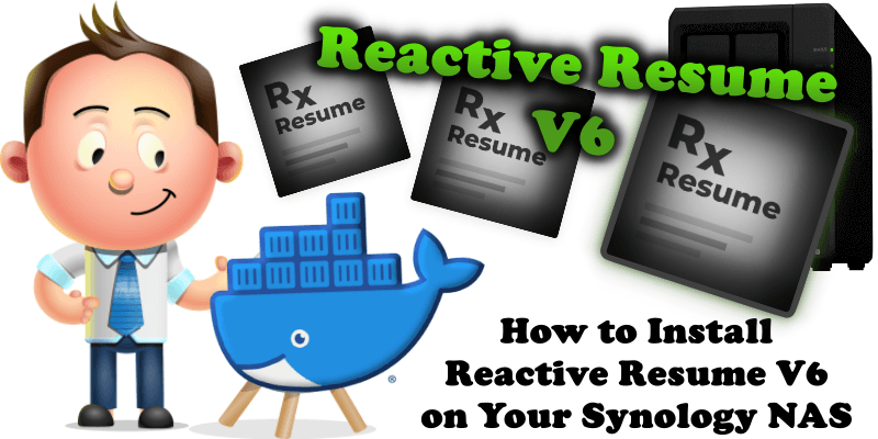 How to Install Reactive Resume V6 on Your Synology NAS