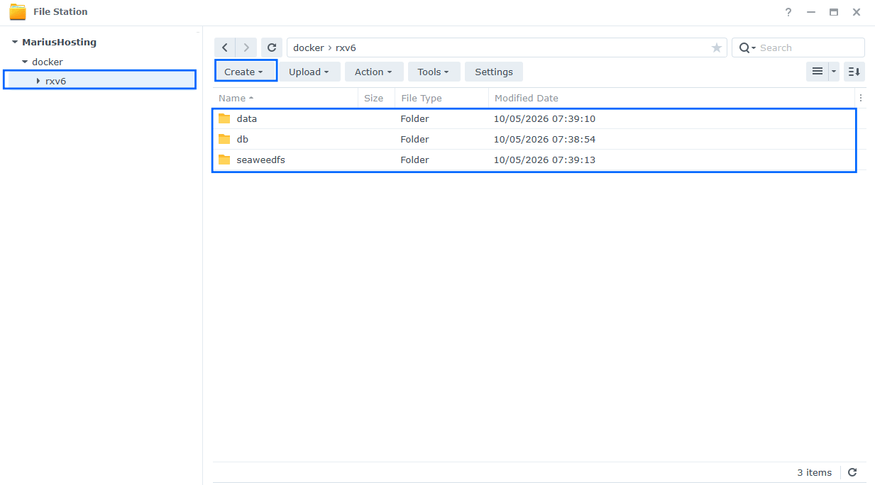 Reactive Resume V6 Synology NAS Set up 7