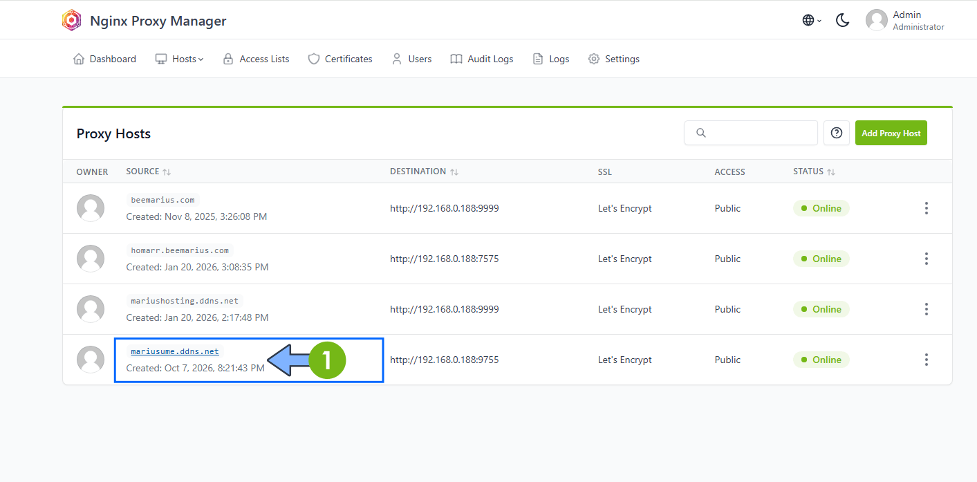 Reactive Resume V6 UGREEN NAS Set up 8