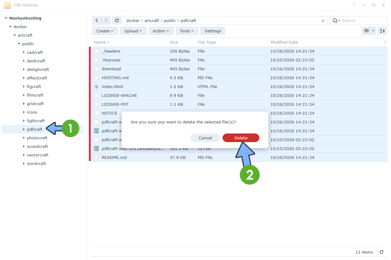 Update ArtCraft Apps on Your NAS 7